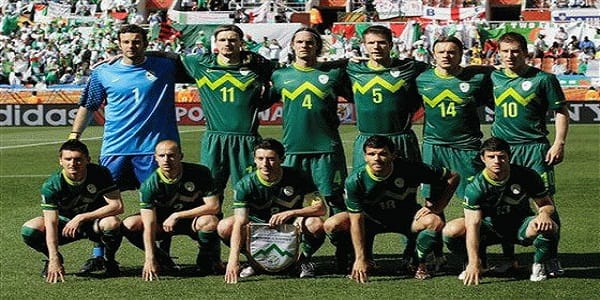 Nomes de Personagens da Copa do Mundo Slovenian team
